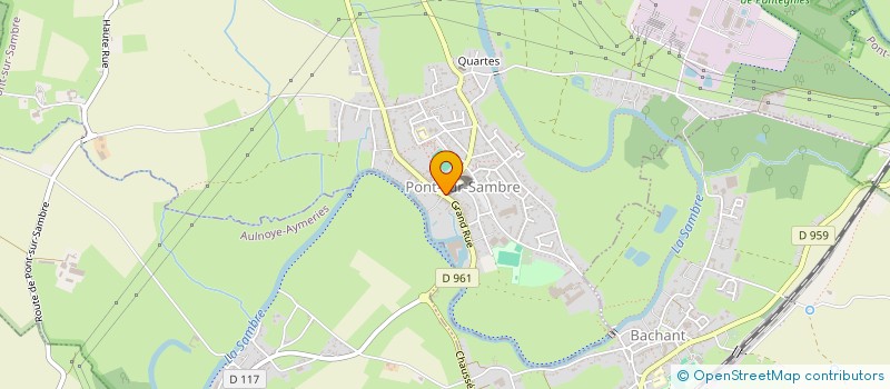 localisation de l'entreprise PHARMACIE SEVIN  PONT-SUR-SAMBRE