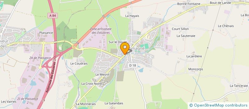 localisation de l'entreprise PHARMACIE SOMBAT  ROMAGNE