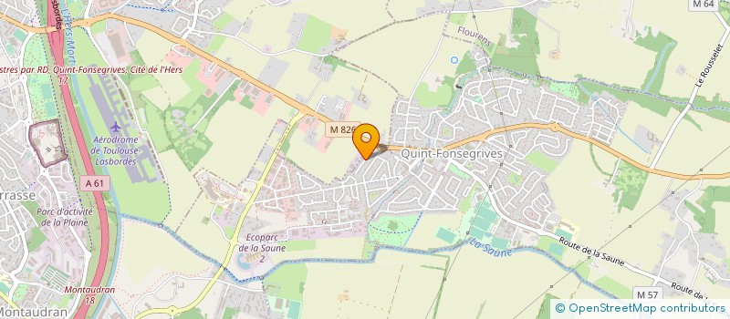 localisation de l'entreprise PHARMACIE SOPHIE BES-MICHAUDEL  QUINT-FONSEGRIVES