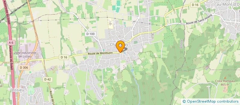 localisation de l'entreprise PHARMACIE SORLIN  CHASSELAY