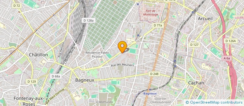 localisation de l'entreprise PHARMACIE SQALLI à BAGNEUX
