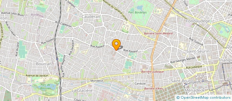 localisation de l'entreprise PHARMACIE SUBRA à BORDEAUX