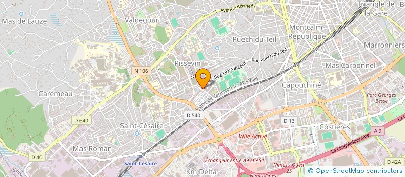 localisation de l'entreprise PHARMACIE SUPER NIMES  NIMES