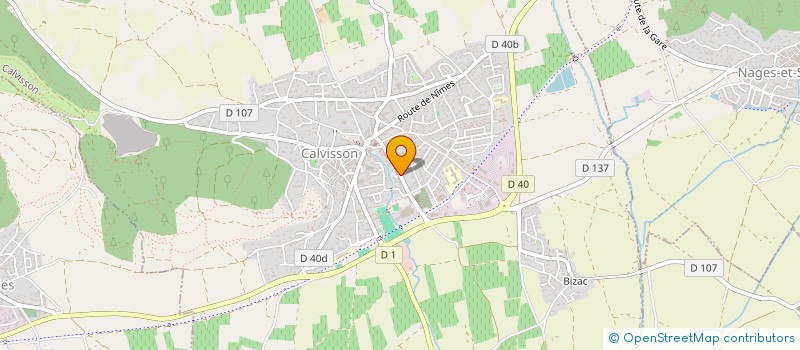 localisation de l'entreprise PHARMACIE TERME-RIOU - ROUIL  CALVISSON