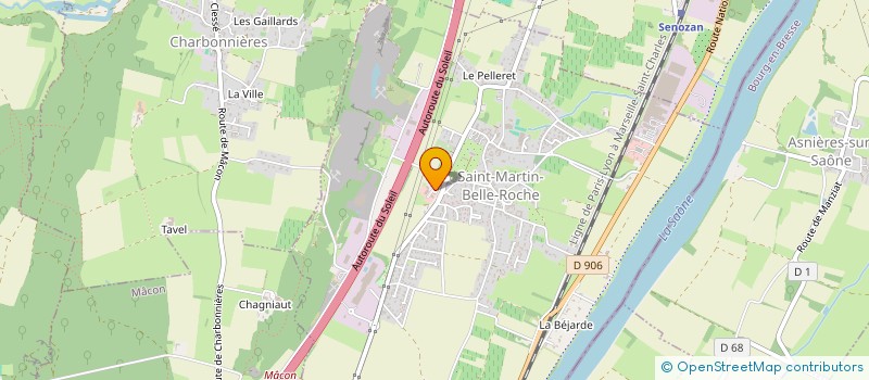 localisation de l'entreprise PHARMACIE TETU  SAINT-MARTIN-BELLE-ROCHE