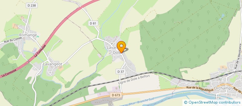 localisation de l'entreprise PHARMACIE THANACODY  DAMPIERRE