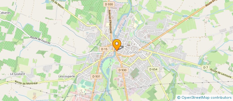 localisation de l'entreprise PHARMACIE THEZ-GENOT  CONDOM