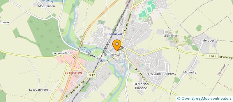 localisation de l'entreprise PHARMACIE TIBURCE à BONNEVAL