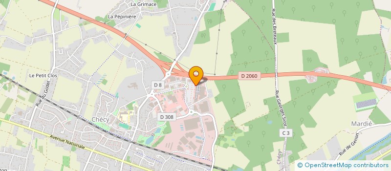 localisation de l'entreprise PHARMACIE TILLOY GARAS MOLLAT à CHECY