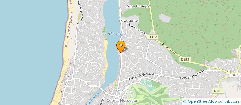 localisation de l'entreprise PHARMACIE TISSIER  SOORTS-HOSSEGOR