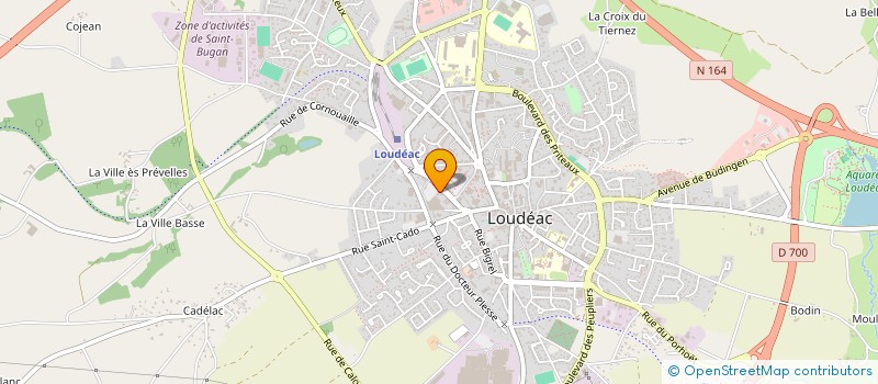 localisation de l'entreprise PHARMACIE TOULLEC à LOUDEAC