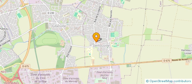 localisation de l'entreprise PHARMACIE TREICH  DEMOUVILLE