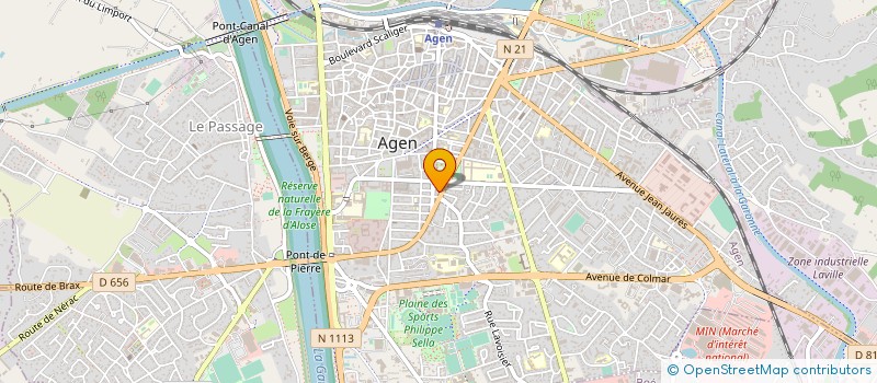 localisation de l'entreprise PHARMACIE TREMON CORNIER à AGEN