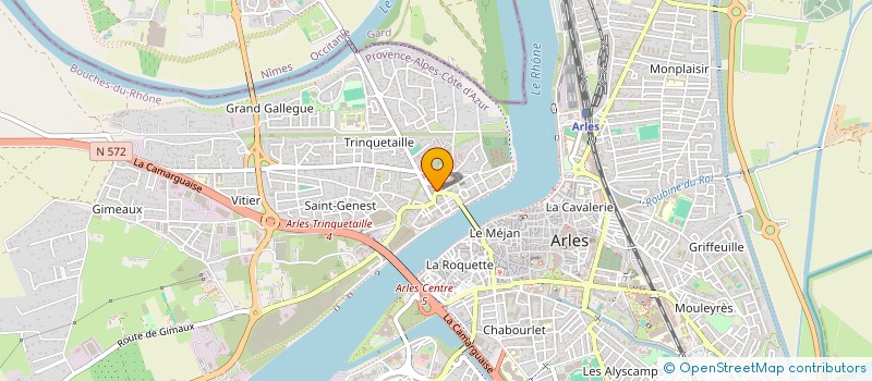 localisation de l'entreprise PHARMACIE TRINQUETAILLE  ARLES