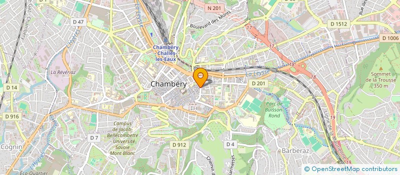 localisation de l'entreprise PHARMACIE TRUCHET à CHAMBERY