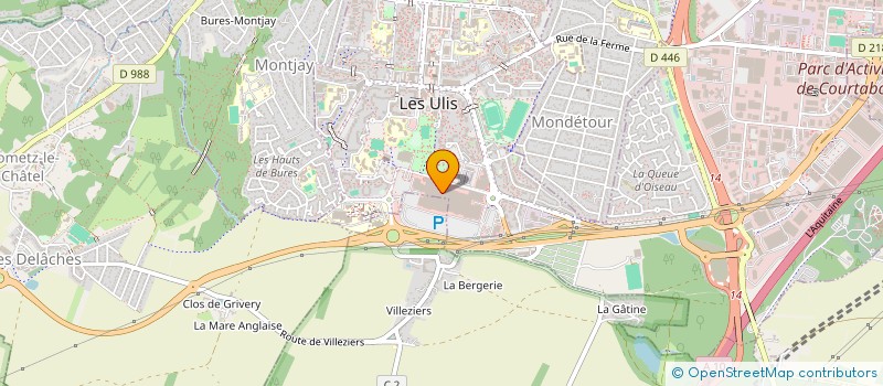 localisation de l'entreprise PHARMACIE ULIS 2 à LES ULIS