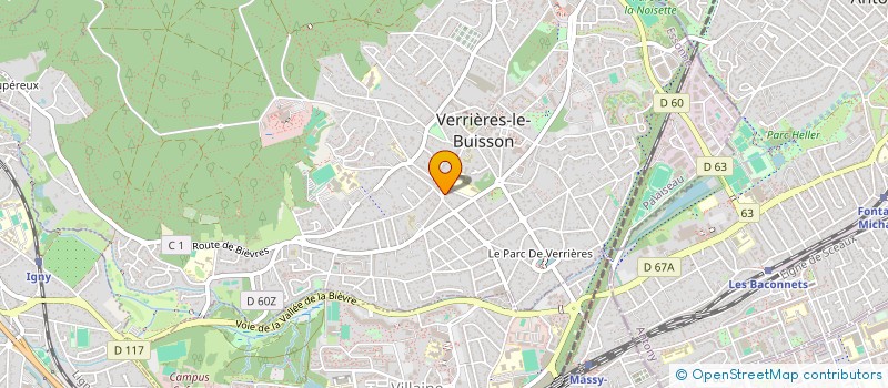 localisation de l'entreprise PHARMACIE V. MARIANNE à VERRIERES-LE-BUISSON