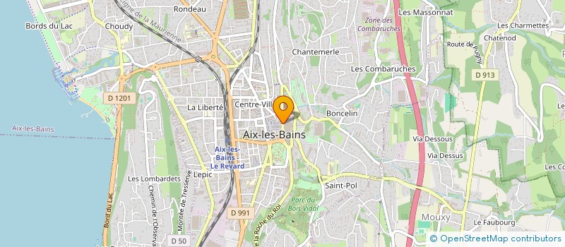 localisation de l'entreprise PHARMACIE VAN DER POORTEN  AIX-LES-BAINS