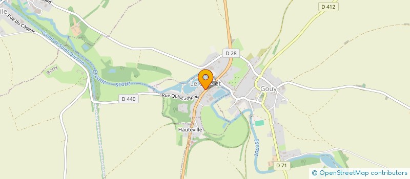 localisation de l'entreprise PHARMACIE VAN INGHELANDT  LE CATELET