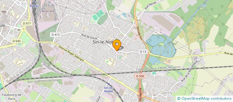 localisation de l'entreprise PHARMACIE VANHILLE-GAUDET à SIN-LE-NOBLE