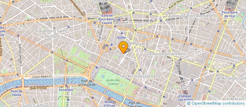 localisation de l'entreprise PHARMACIE VENDOME à PARIS