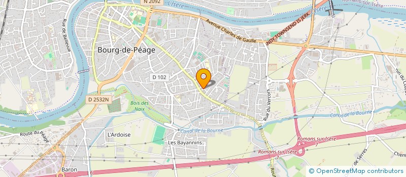 localisation de l'entreprise PHARMACIE VERDUGO à BOURG-DE-PEAGE