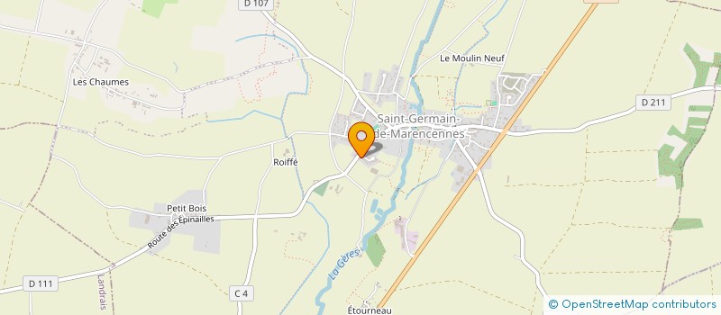 localisation de l'entreprise PHARMACIE VERMANDE  SAINT-PIERRE-LA-NOUE