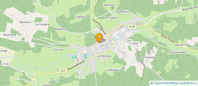 localisation de l'entreprise PHARMACIE VERNOISE  VERGT