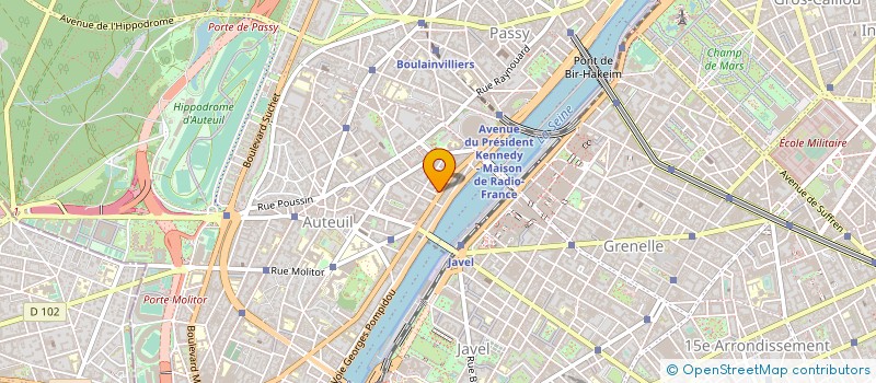 localisation de l'entreprise PHARMACIE VERSAILLES-MIRABEAU  PARIS