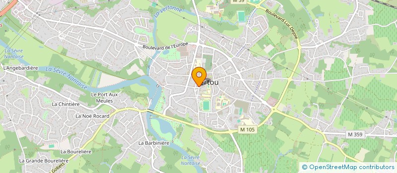 localisation de l'entreprise PHARMACIE VERTOU-CENTRE à VERTOU