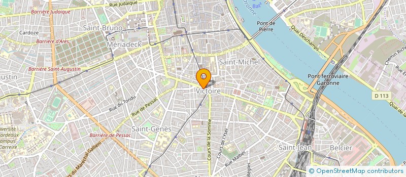 localisation de l'entreprise PHARMACIE VICTOIRE à BORDEAUX