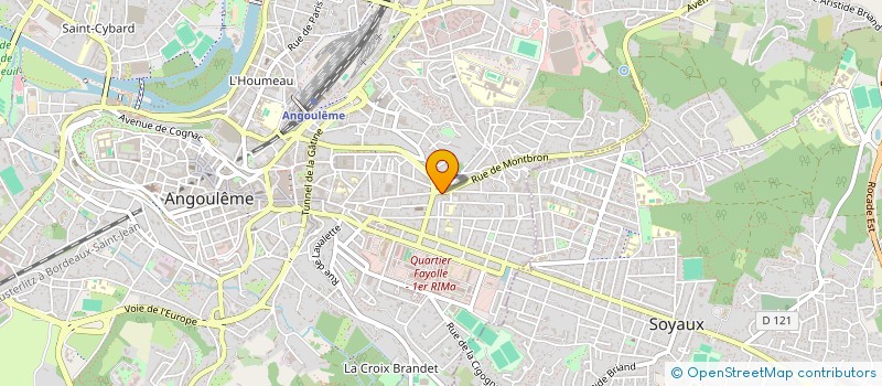 localisation de l'entreprise PHARMACIE VICTOR HUGO à ANGOULEME