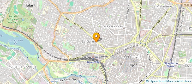 localisation de l'entreprise PHARMACIE VICTOR HUGO  DIJON