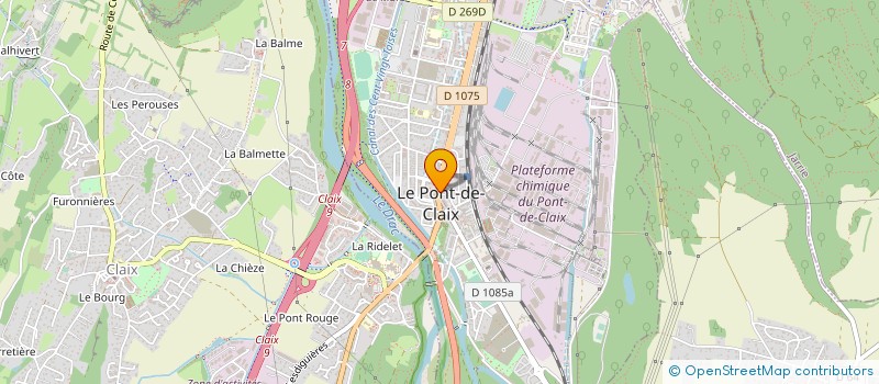 localisation de l'entreprise PHARMACIE VINCENS à LE PONT-DE-CLAIX