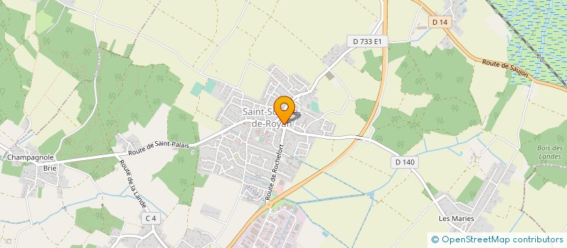 localisation de l'entreprise PHARMACIE VINCENT  SAINT-SULPICE-DE-ROYAN