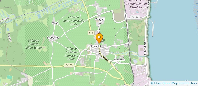 localisation de l'entreprise PHARMACIE VIONNET  PAUILLAC