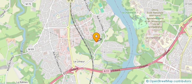 localisation de l'entreprise PHARMACIE VIV'ERDRE à LA CHAPELLE-SUR-ERDRE