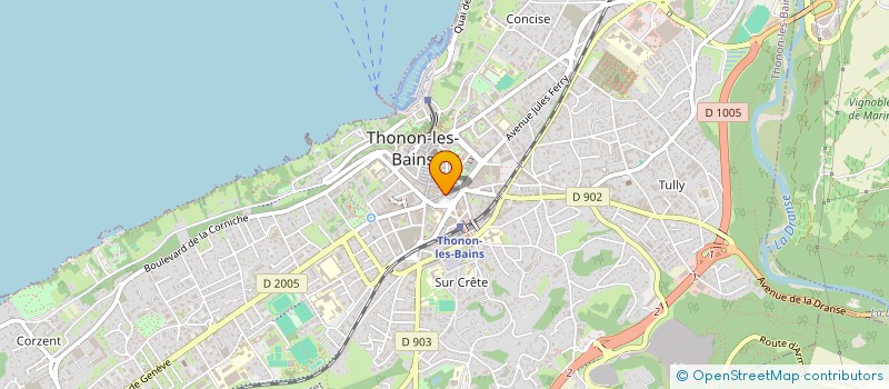 localisation de l'entreprise PHARMACIE VOLTAIRE à THONON-LES-BAINS