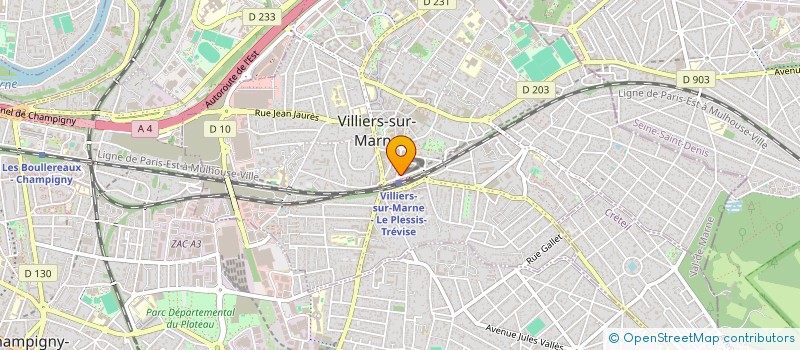 localisation de l'entreprise PHARMACIE VONG  VILLIERS-SUR-MARNE