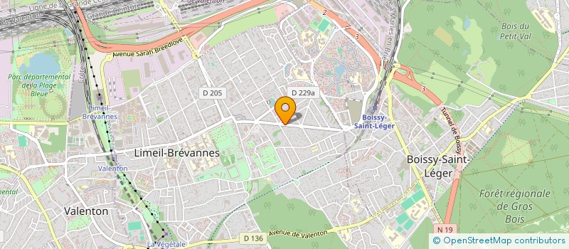 localisation de l'entreprise PHARMACIE WILSON  LIMEIL BREVANNES