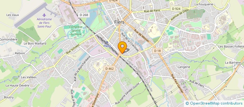 localisation de l'entreprise PHARMACIE XUFRE à FLERS