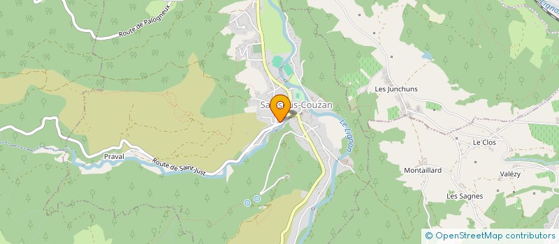 localisation de l'entreprise PHARMACIE ZAPATA  SAIL-SOUS-COUZAN