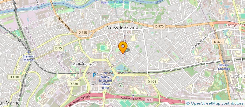 localisation de l'entreprise PHARMACIENS SANS FRONTIERES FRANCE  NOISY-LE-GRAND