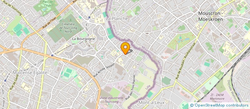 localisation de l'entreprise PHARMACILE  TOURCOING