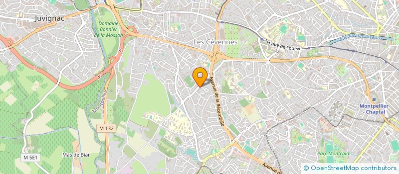 localisation de l'entreprise PHARMACO INVEST à MONTPELLIER