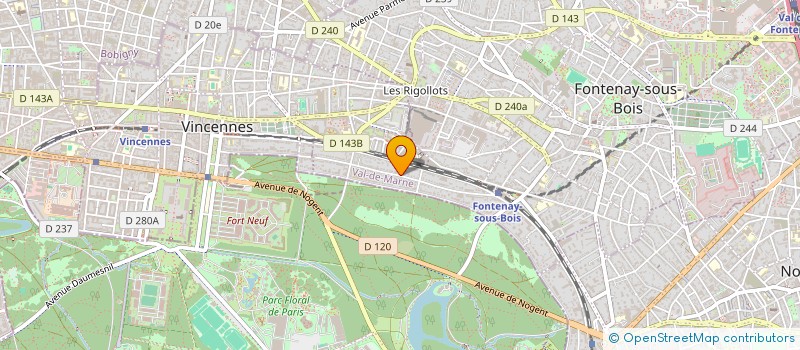 localisation de l'entreprise PHARMACOACH à FONTENAY-SOUS-BOIS