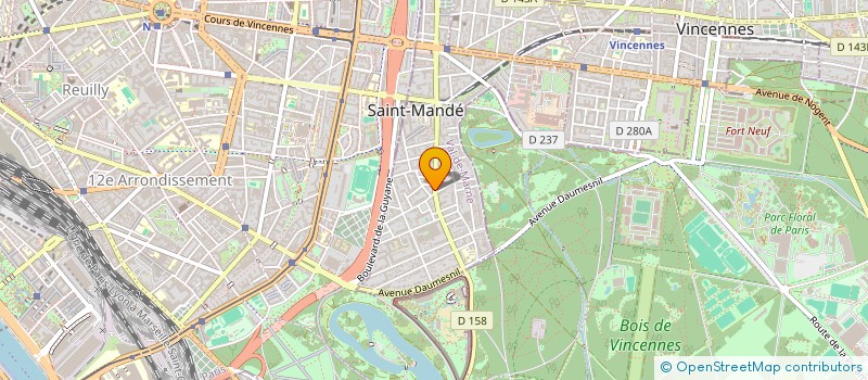 localisation de l'entreprise PHARMACODEV à SAINT-MANDE