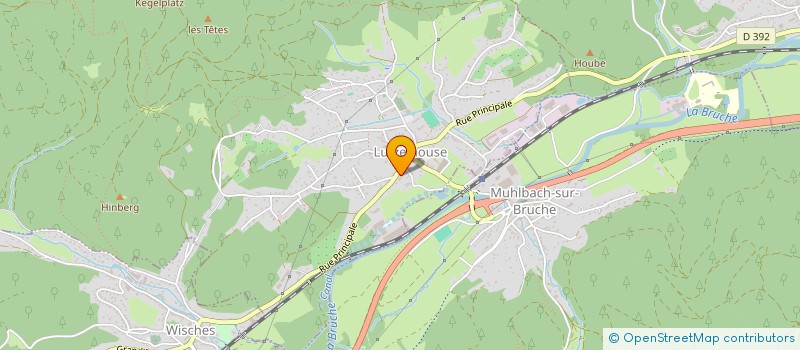 localisation de l'entreprise PHARMADEORTHO  LUTZELHOUSE