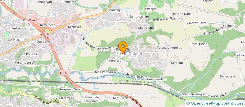 localisation de l'entreprise PHARMADO  ERGUE-GABERIC