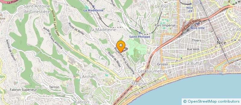 localisation de l'entreprise PHARMADVAL à NICE